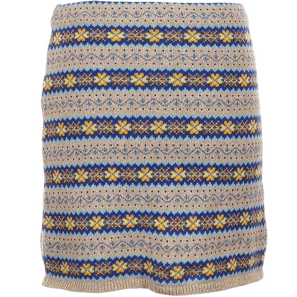 Polo Ralph Lauren Dresses & Skirts - Polo Ralph Lauren Cashmere Blend Fair Isle Knit Skirt Size Medum